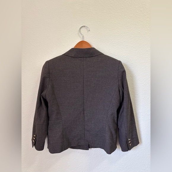 Antonio Melani Beautiful Brown Gold Button Up Blazer Jacket Women’s Size Medium - Picture 7 of 7